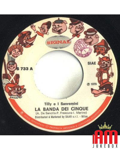 La Banda Dei Cinque [Tilly (4),...] - Vinyl 7", 45 RPM