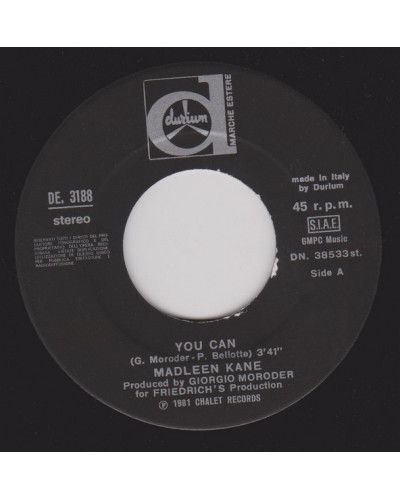 You Can [Madleen Kane] - Vinyle 7", 45 tours [product.brand] 1 - Shop I'm Jukebox 