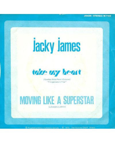 Take My Heart [Jacky James] - Vinyl 7", 45 RPM [product.brand] 1 - Shop I'm Jukebox 