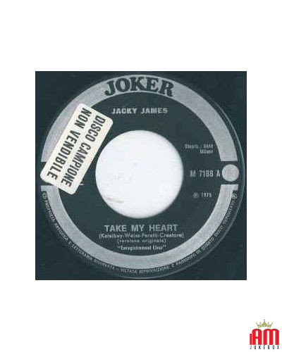 Take My Heart [Jacky James] - Vinyl 7", 45 RPM [product.brand] 1 - Shop I'm Jukebox 