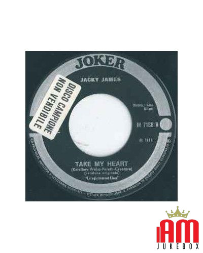 Prends mon cœur [Jacky James] - Vinyle 7", 45 tours [product.brand] 1 - Shop I'm Jukebox 