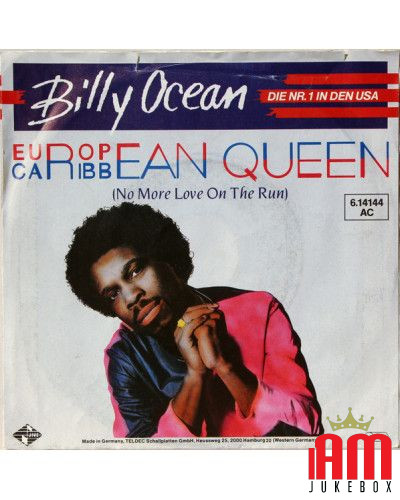 European Queen (No More Love On The Run) [Billy Ocean] - Vinyl 7", 45 RPM, Single, Repress [product.brand] 1 - Shop I'm Jukebox 