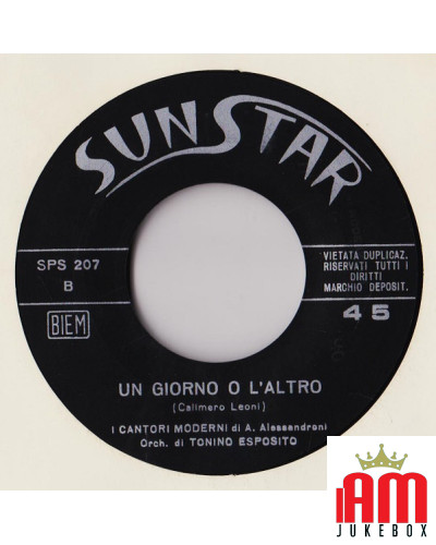 Se Mi Vuoi Un Po' Di Bene Un Giorno O L'Altro [I Cantori Moderni di Alessandroni] - Vinyl 7", 45 RPM [product.brand] 1 - Shop I'