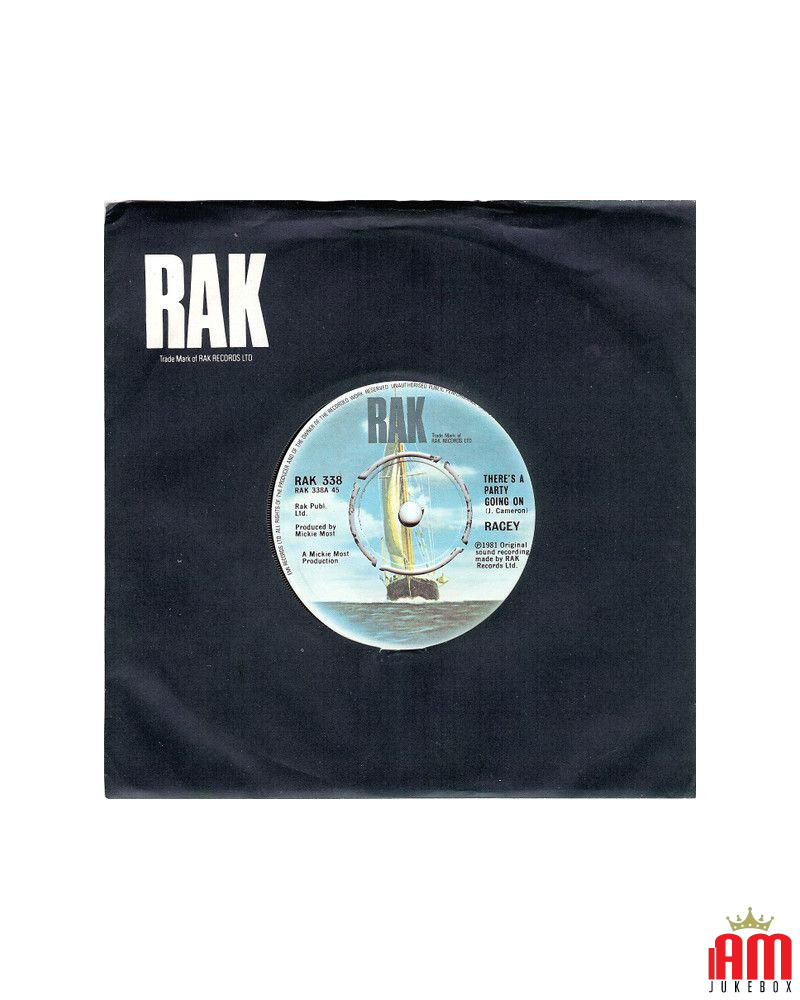 There's A Party Going On [Racey] - Vinyl 7", 45 RPM, Single