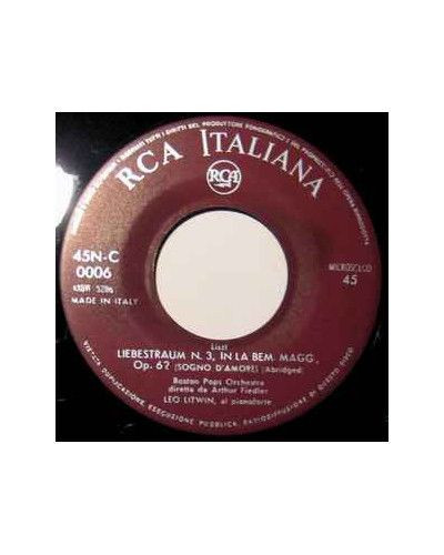 Concerto Di Varsavia   Sogno D'Amore N. 3, In La Bem. Magg. Op. 62 [Boston Pops Orchestra,...] - Vinyl 7", 45 RPM,...