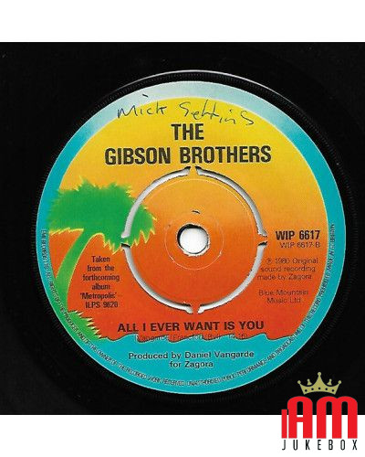 Mariana [Gibson Brothers] - Vinyle 7", 45 tours, erreur d'impression [product.brand] 1 - Shop I'm Jukebox 