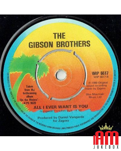 Mariana [Gibson Brothers] - Vinyle 7", 45 tours, single [product.brand] 1 - Shop I'm Jukebox 