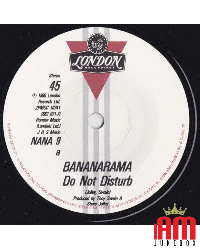 Do Not Disturb [Bananarama] - Vinyl 7", 45 RPM, Single [product.brand] 1 - Shop I'm Jukebox