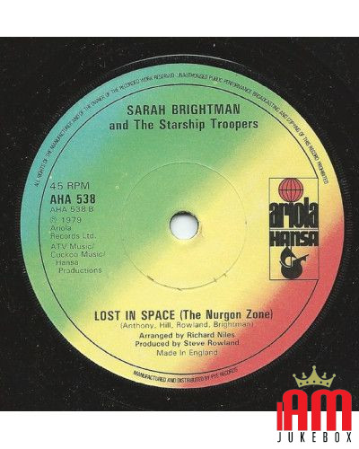 The Adventures Of The Love Crusader [Sarah Brightman,...] – Vinyl 7", 45 RPM, Single [product.brand] 1 - Shop I'm Jukebox 