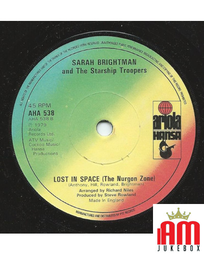 Die Abenteuer der Liebe Crusader [Sarah Brightman,...] - Vinyl 7, 45 RPM, Single [product.brand] 1 - Shop I'm Jukebox 