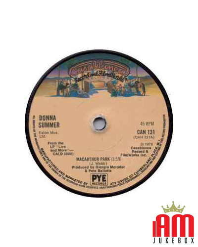 MacArthur Park [Donna Summer] - Vinyl 7", 45 RPM, Single [product.brand] 1 - Shop I'm Jukebox 