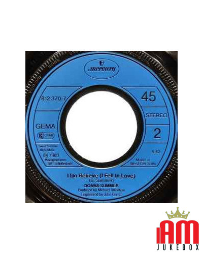 She Works Hard For The Money [Donna Summer] - Vinyl 7", 45 RPM, Single [product.brand] 1 - Shop I'm Jukebox 