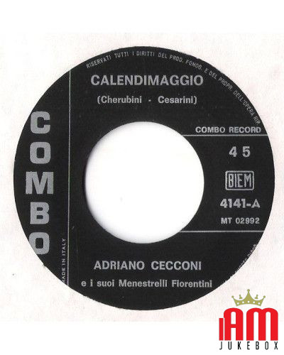 Calendimaggio Come To Florence [Adriano Cecconi] – Vinyl 7", 45 RPM [product.brand] 1 - Shop I'm Jukebox 