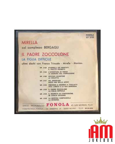 Il Padre Zoccolone [Mirella,...] - Vinyl 7", 45 RPM [product.brand] 1 - Shop I'm Jukebox 