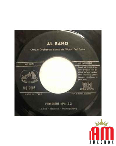 Nel Sole Pensieri "P" 33 [Al Bano Carrisi] - Vinyl 7", 45 RPM [product.brand] 1 - Shop I'm Jukebox 