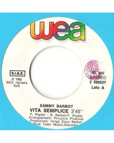 Simple Life [Sammy Barbot] – Vinyl 7", 45 RPM [product.brand] 1 - Shop I'm Jukebox 