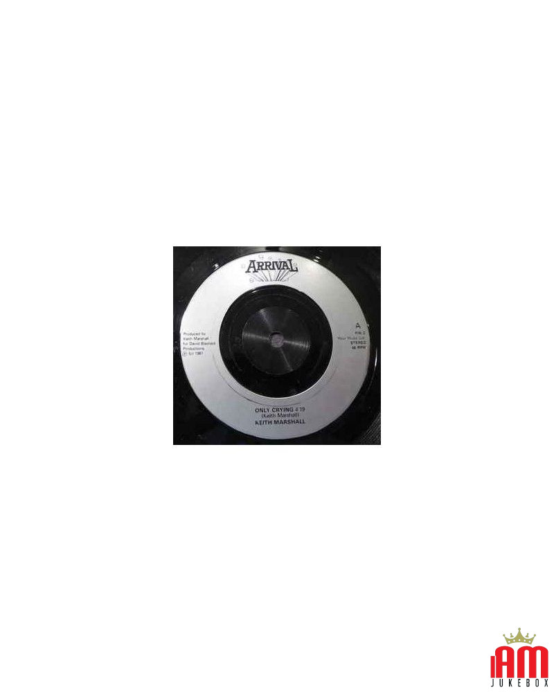 Only Crying [Keith Marshall] - Vinyl 7", 45 RPM, Single, Stereo [product.brand] 1