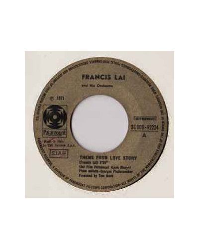 Colonna Sonora Originale Love Story [Francis Lai] - Vinyl 7", 45 RPM,