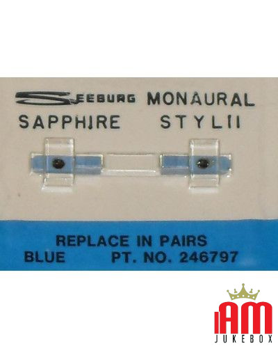 Puntina per JUKEBOX SEEBURG DS HQ: High Quality Stylus (coppia)