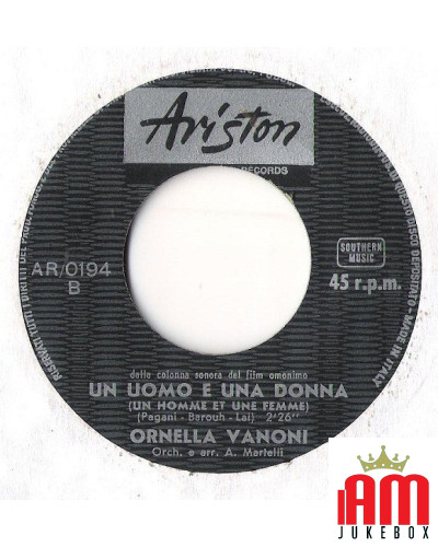 Ti Saluto Ragazzo [Ornella Vanoni] - Vinyl 7", 45 RPM [product.brand] 1 - Shop I'm Jukebox 