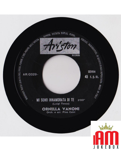 Mi Sono Innamorata Di Te [Ornella Vanoni] - Vinyl 7", 45 RPM [product.brand] 1 - Shop I'm Jukebox 