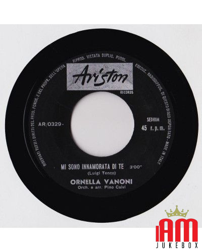 Mi Sono Innamorata Di Te [Ornella Vanoni] - Vinyl 7", 45 RPM