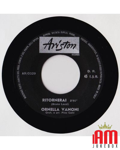 Mi Sono Innamorata Di Te [Ornella Vanoni] - Vinyl 7", 45 RPM