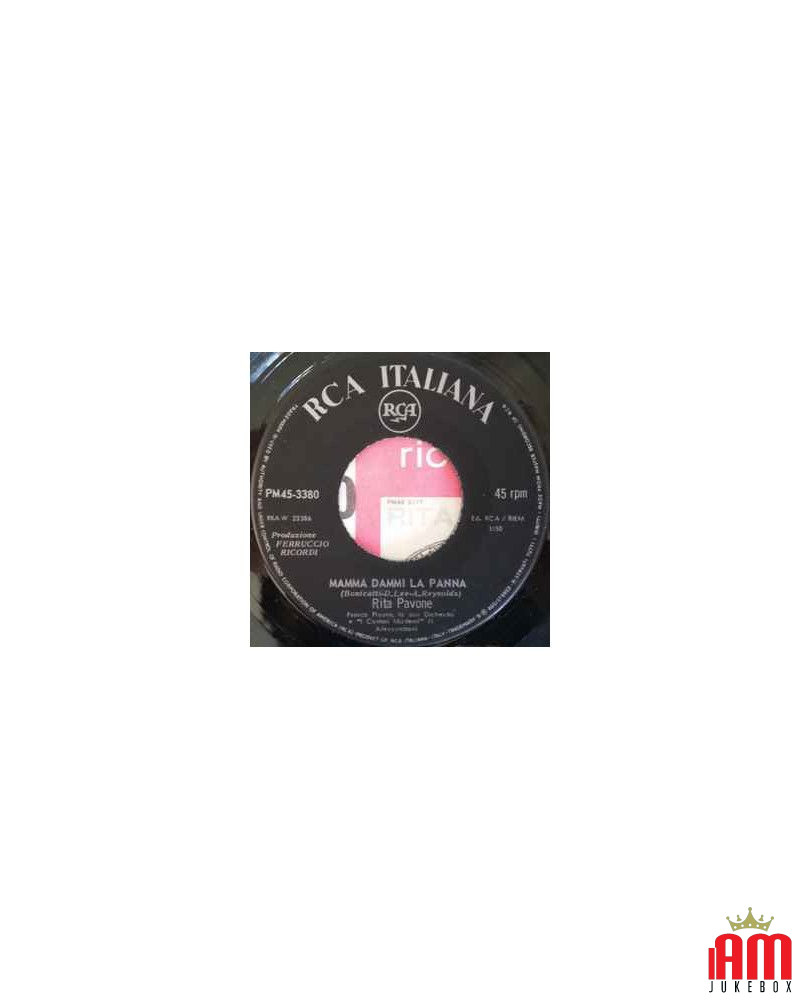 Mamma Dammi La Panna Col Chicco [Rita Pavone] - Vinyl 7", 45 RPM, Mono [product.brand] 1 - Shop I'm Jukebox