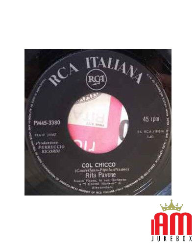 Mamma Dammi La Panna Col Chicco [Rita Pavone] - Vinyl 7", 45 RPM, Mono [product.brand] 1 - Shop I'm Jukebox