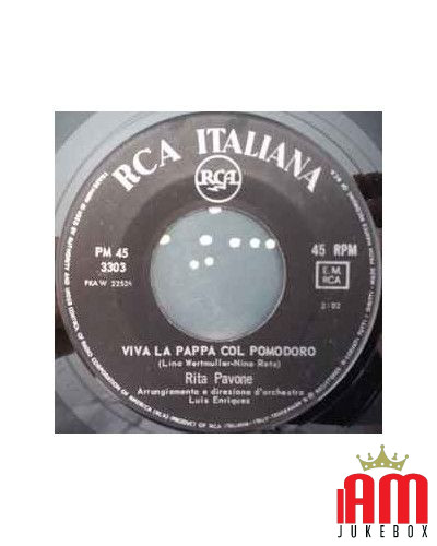 Viva La Pappa Col Pomodoro [Rita Pavone] - Vinyl 7", 45 RPM [product.brand] 1 - Shop I'm Jukebox