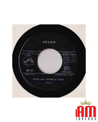 Affida Una Lacrima Al Vento [Adamo] - Vinyl 7", 45 RPM [product.brand] 1 - Shop I'm Jukebox 