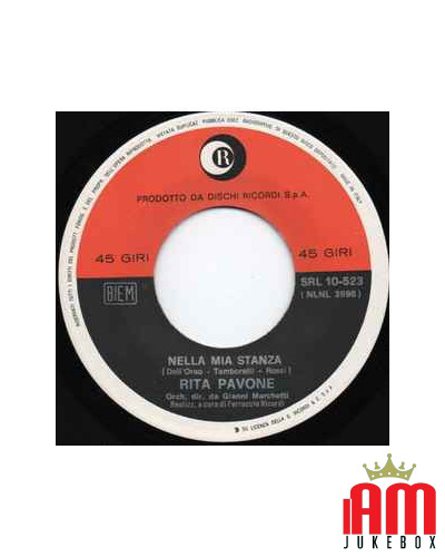 Nella Mia Stanza [Rita Pavone] - Vinyl 7", 45 RPM [product.brand] 1 - Shop I'm Jukebox 