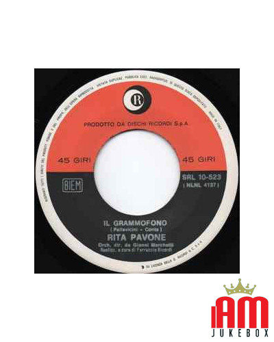 Nella Mia Stanza [Rita Pavone] - Vinyl 7", 45 RPM [product.brand] 1 - Shop I'm Jukebox 