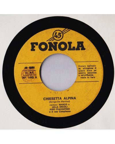 Chiesetta Alpina  [Marco Ercoli,...] - Vinyl 7", 45 RPM, Reissue