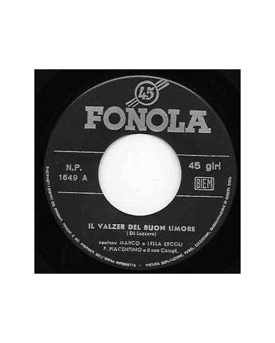 La Mazurca Della Nonna Il Valzer Del Buon Umore [Marco Ercoli,...] - Vinyl 7", 45 RPM [product.brand] 1 - Shop I'm Jukebox 