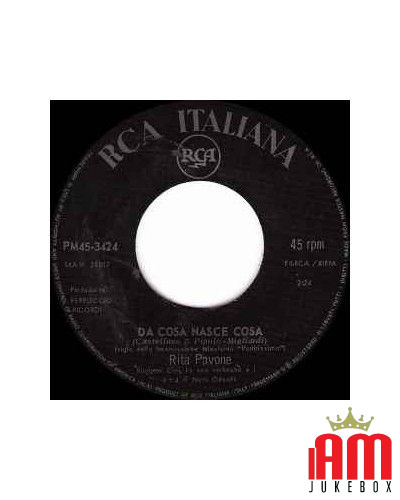 Non Dimenticar Le Mie Parole [Rita Pavone] - Vinyl 7", 45 RPM, Single, Mono