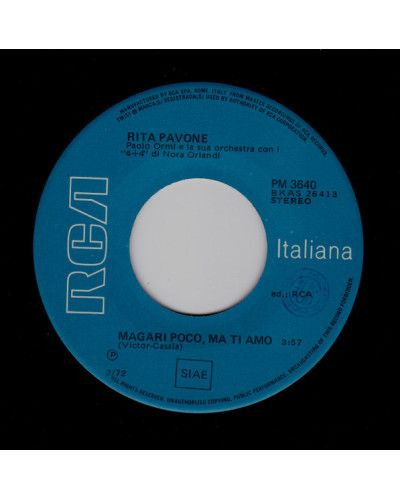 Amici Mai Magari Poco, Ma Ti Amo [Rita Pavone] - Vinyl 7", 45 RPM [product.brand] 1 - Shop I'm Jukebox