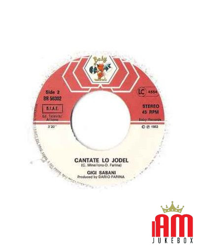 Une chanson me vient à l'esprit [Gigi Sabani] - Vinyle 7", 45 tours [product.brand] 1 - Shop I'm Jukebox 