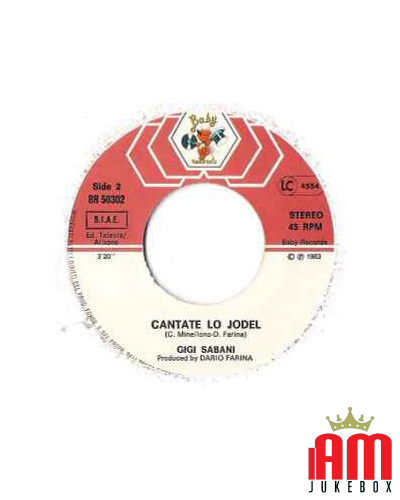 A Me Mi Torna In Mente Una Canzone [Gigi Sabani] - Vinyl 7", 45 RPM [product.brand] 1 - Shop I'm Jukebox 