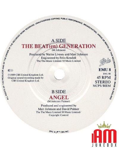 The Beat(en) Generation [The The] - Vinyl 7", 45 RPM, Single, Stereo