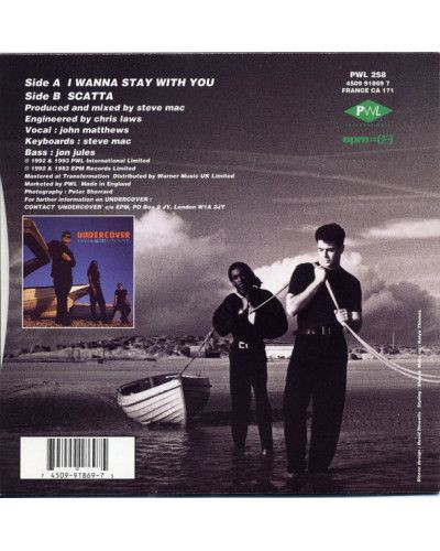 I Wanna Stay With You [Undercover] – Vinyl 7", 45 RPM, Single [product.brand] 1 - Shop I'm Jukebox 