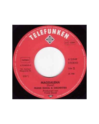 Angel Of Mine [Frank Duval & Orchestra] – Vinyl 7", 45 RPM, Single, Stereo [product.brand] 1 - Shop I'm Jukebox 