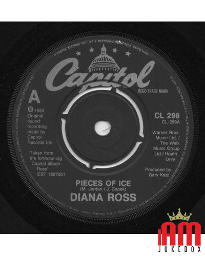 Pieces Of Ice [Diana Ross] – Vinyl 7", 45 RPM, Single [product.brand] 1 - Shop I'm Jukebox 