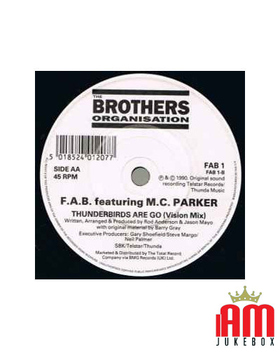 Thunderbirds Are Go [F.A.B.,...] - Vinyl 7", 45 RPM, Single [product.brand] 1 - Shop I'm Jukebox 