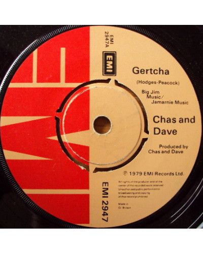 Gertcha [Chas And Dave] – Vinyl 7", 45 RPM, Single [product.brand] 1 - Shop I'm Jukebox 