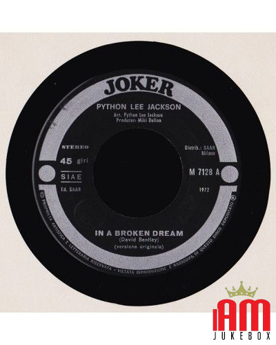 In A Broken Dream [Python Lee Jackson] - Vinyl 7", 45 RPM, Single