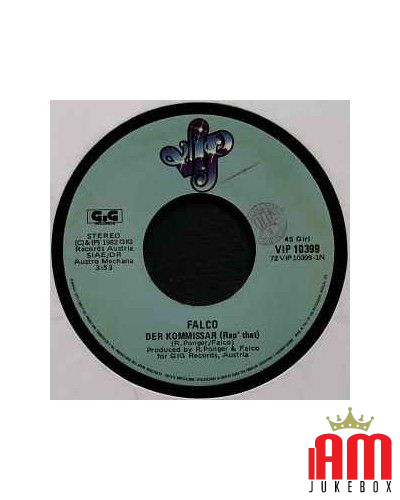 Der Kommissar [Falco] – Vinyl 7", 45 RPM, Single, Stereo [product.brand] 1 - Shop I'm Jukebox 