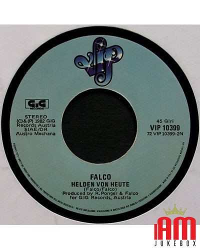 Der Kommissar [Falco] - Vinyl 7", 45 RPM, Single, Stereo [product.brand] 1 - Shop I'm Jukebox 