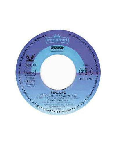 Catch Me I'm Falling [Real Life] – Vinyl 7", 45 RPM, Single, Stereo [product.brand] 1 - Shop I'm Jukebox 