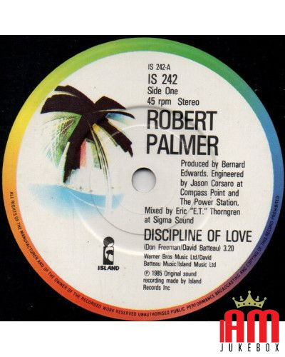 Discipline Of Love [Robert Palmer] - Vinyl 7", Single, 45 RPM [product.brand] 1 - Shop I'm Jukebox 